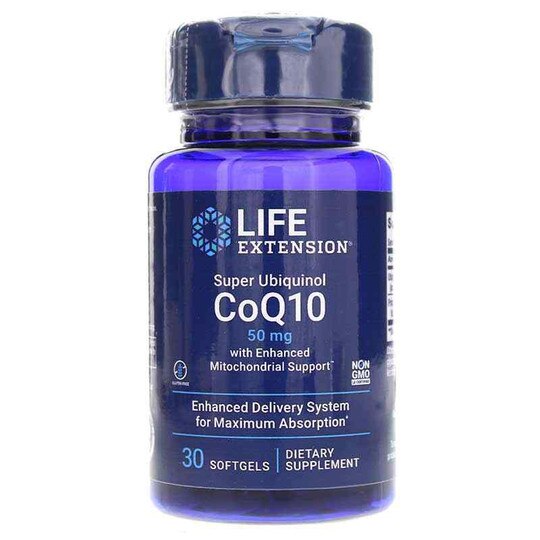 Super Ubiquinol CoQ10 50 Mg with Enhanced Mitochondrial, LFE